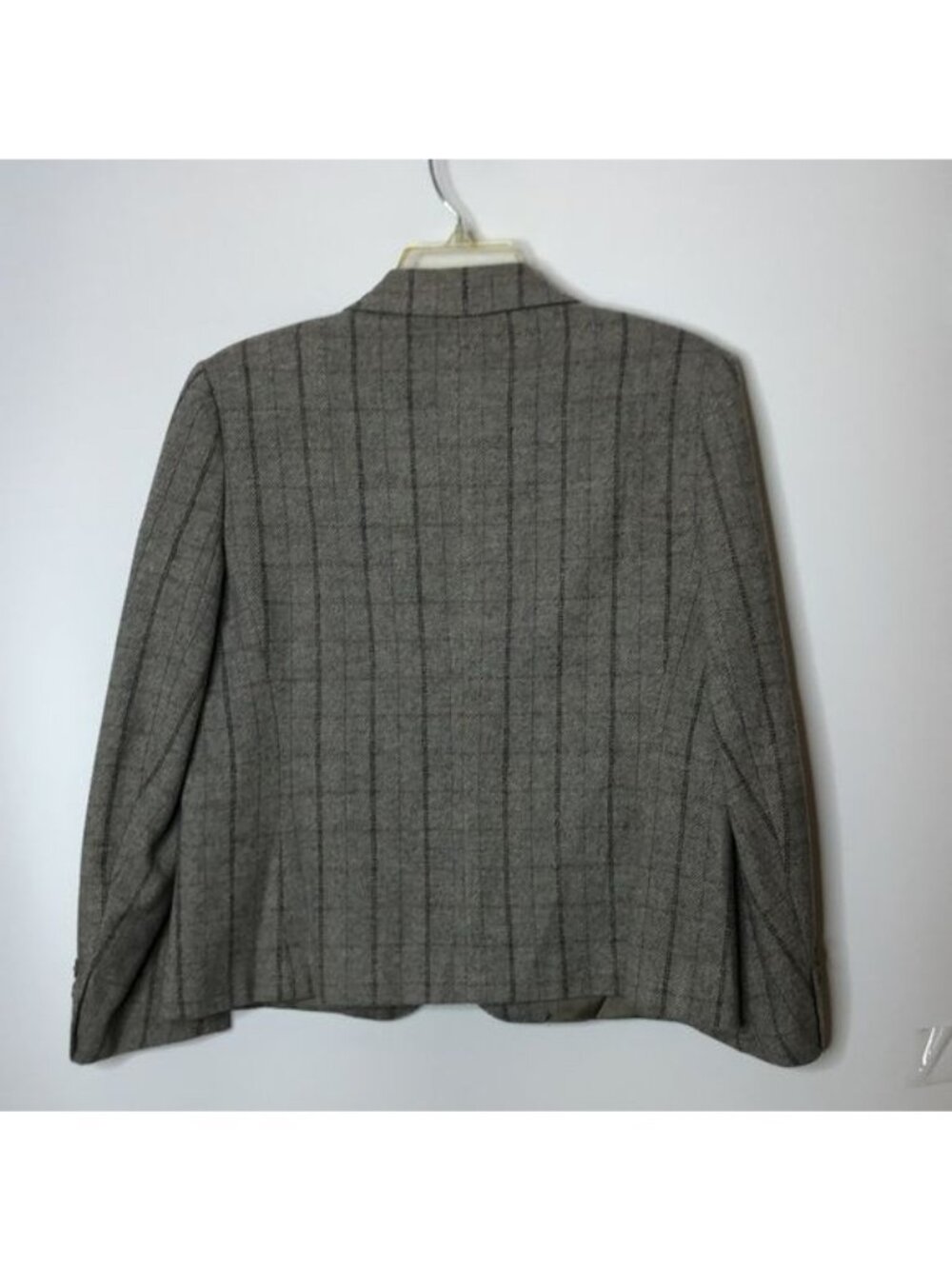 Vintage Edgeworth Clothiers Womens Gray 2-Piece Skirt Suit Jacket Set Size 10 - Picture 9 of 14